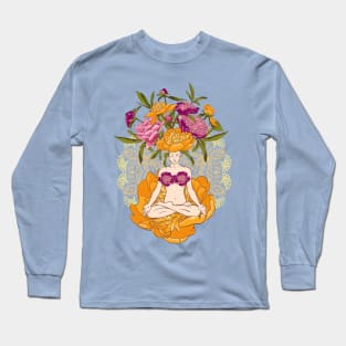 Yoga Flowers #3 Long Sleeve T-Shirt